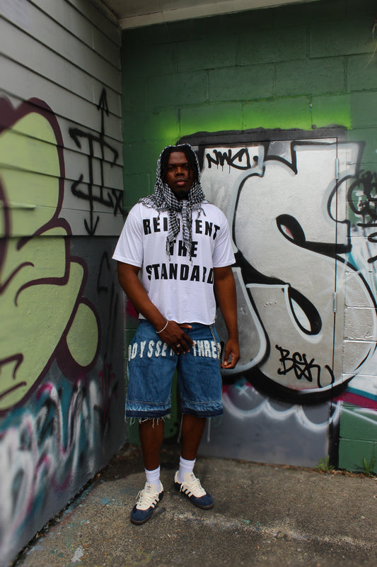 Distressed Threads Jorts