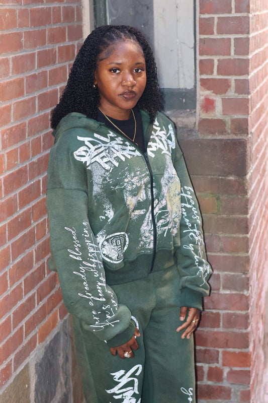 "SAVED" OT Sweatsuit "GREEN"