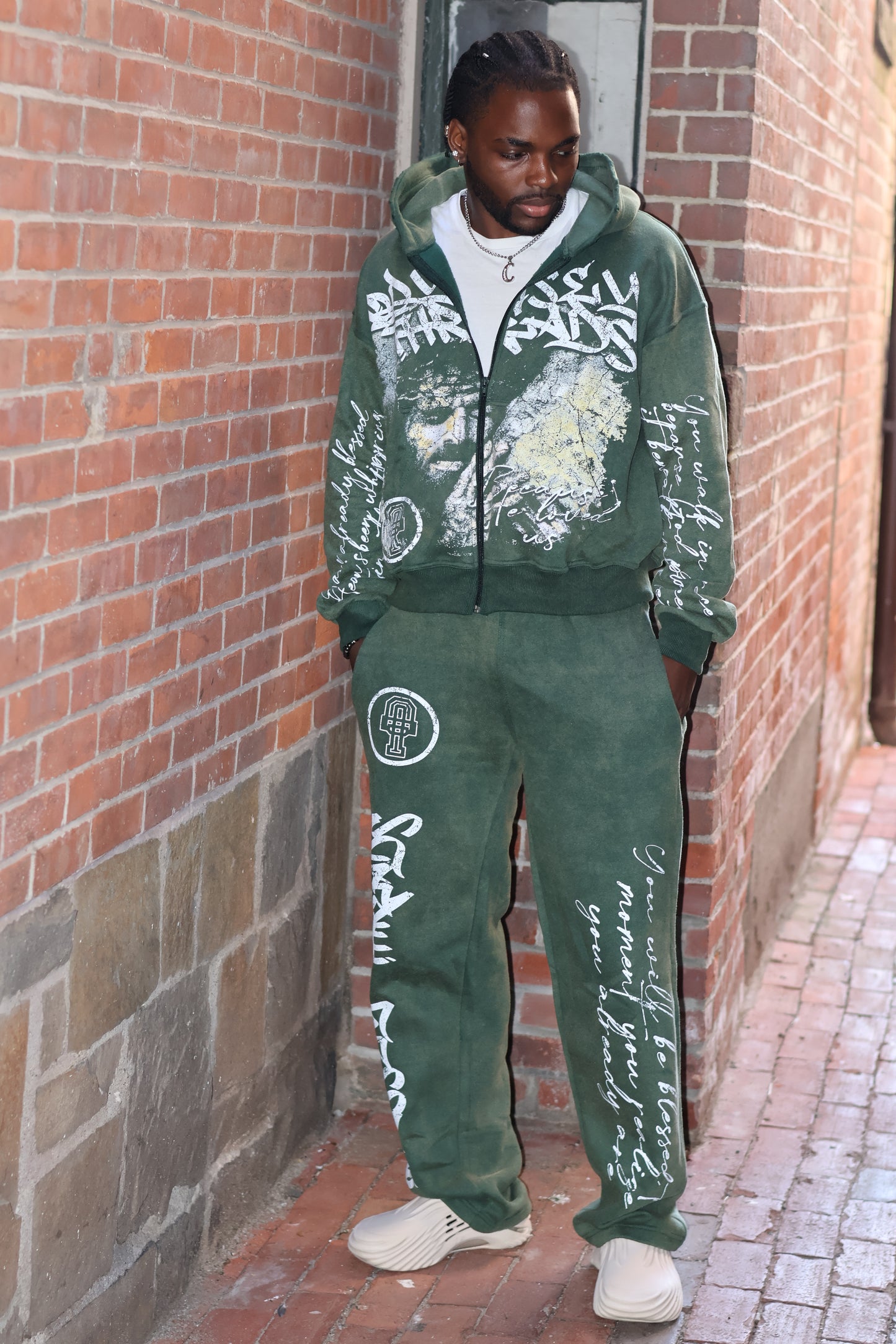 "SAVED" OT Sweatsuit "GREEN"