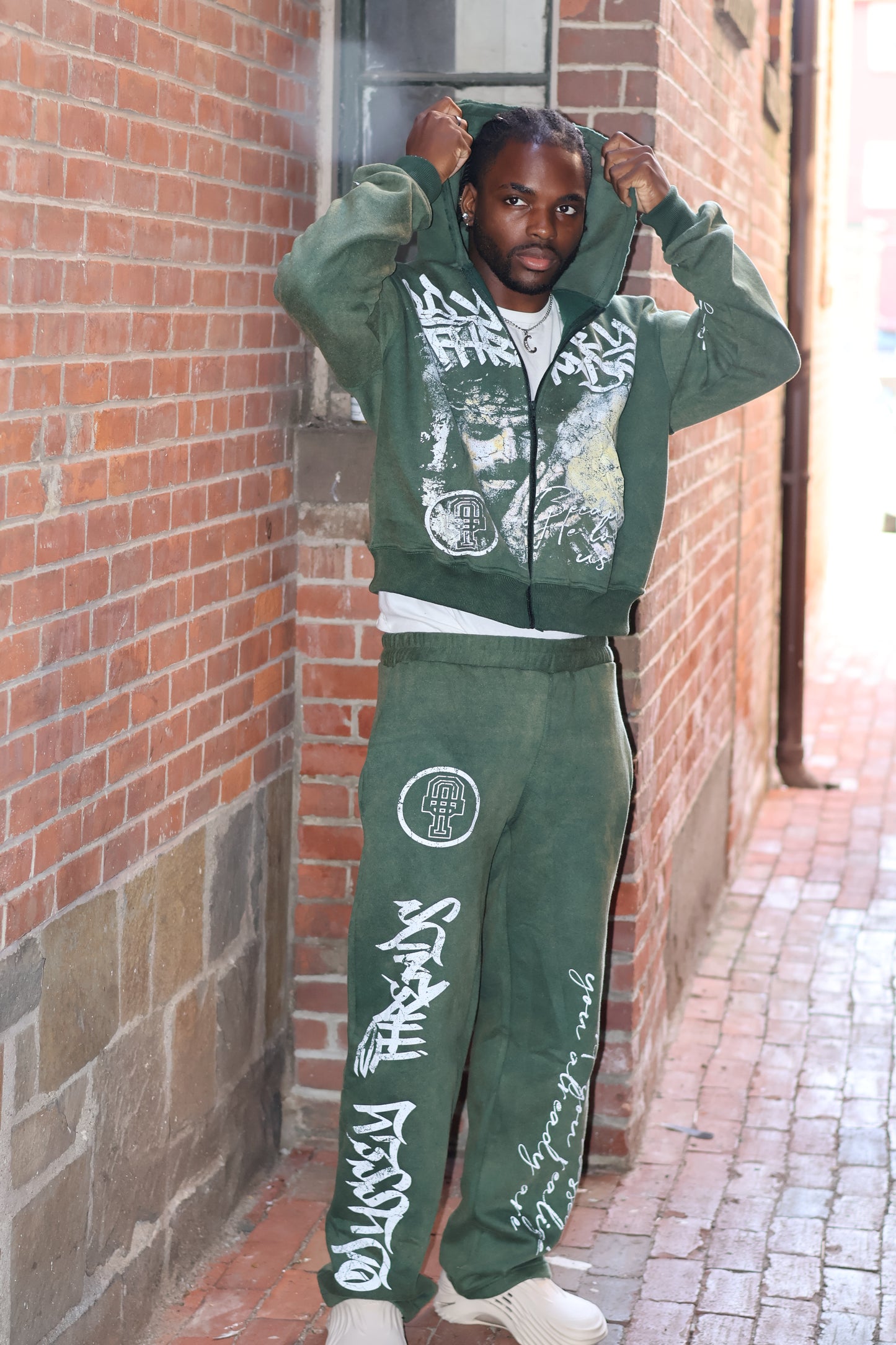 "SAVED" OT Sweatsuit "GREEN"